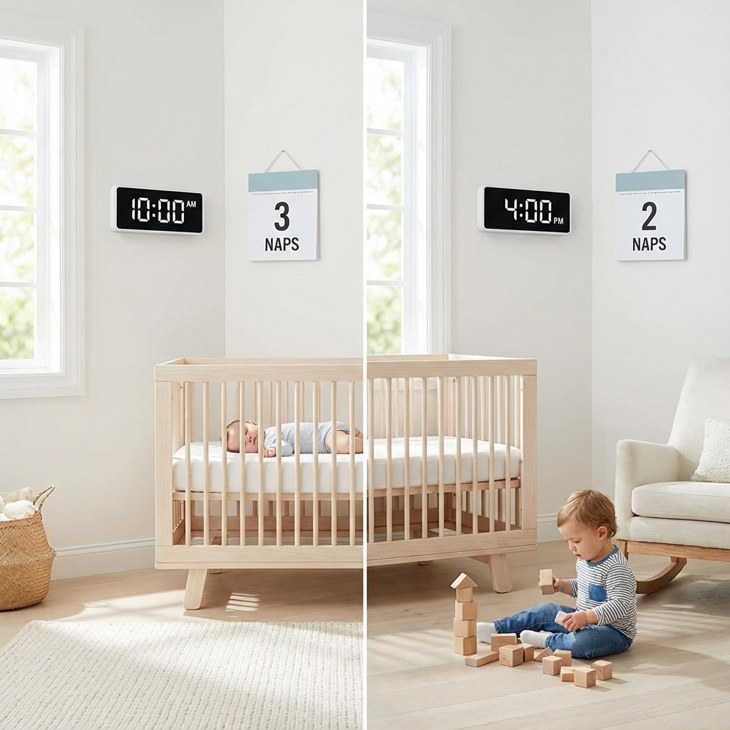 Vom 3. auf den 2. Mittagsschlaf: Wann ist der richtige Zeitpunkt?