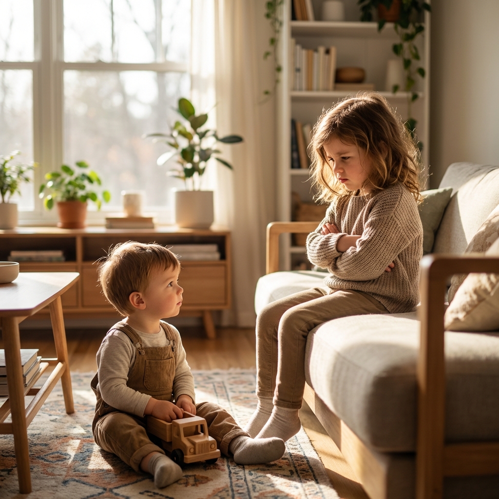 Geschwisterstreit im Alltag